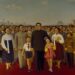 Kim Il Sung in de menigte