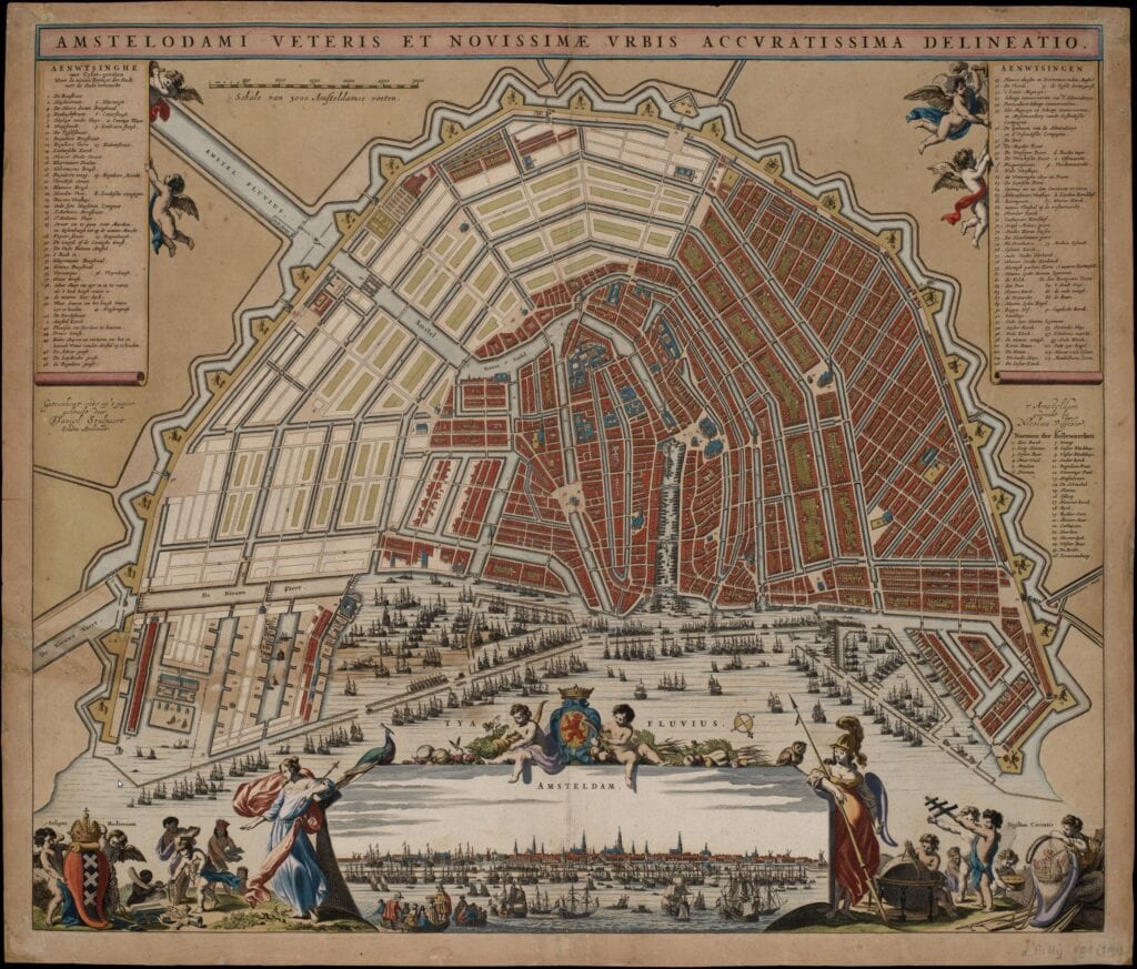 Plattegrond van Amsterdam