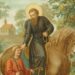 Christelijke missionarissen trekken in de Middeleeuwen door Nederland.
