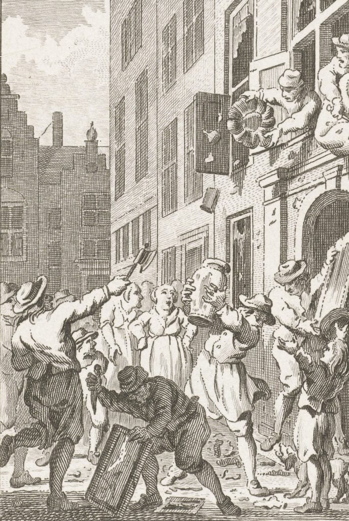 Plundering in Middelburg