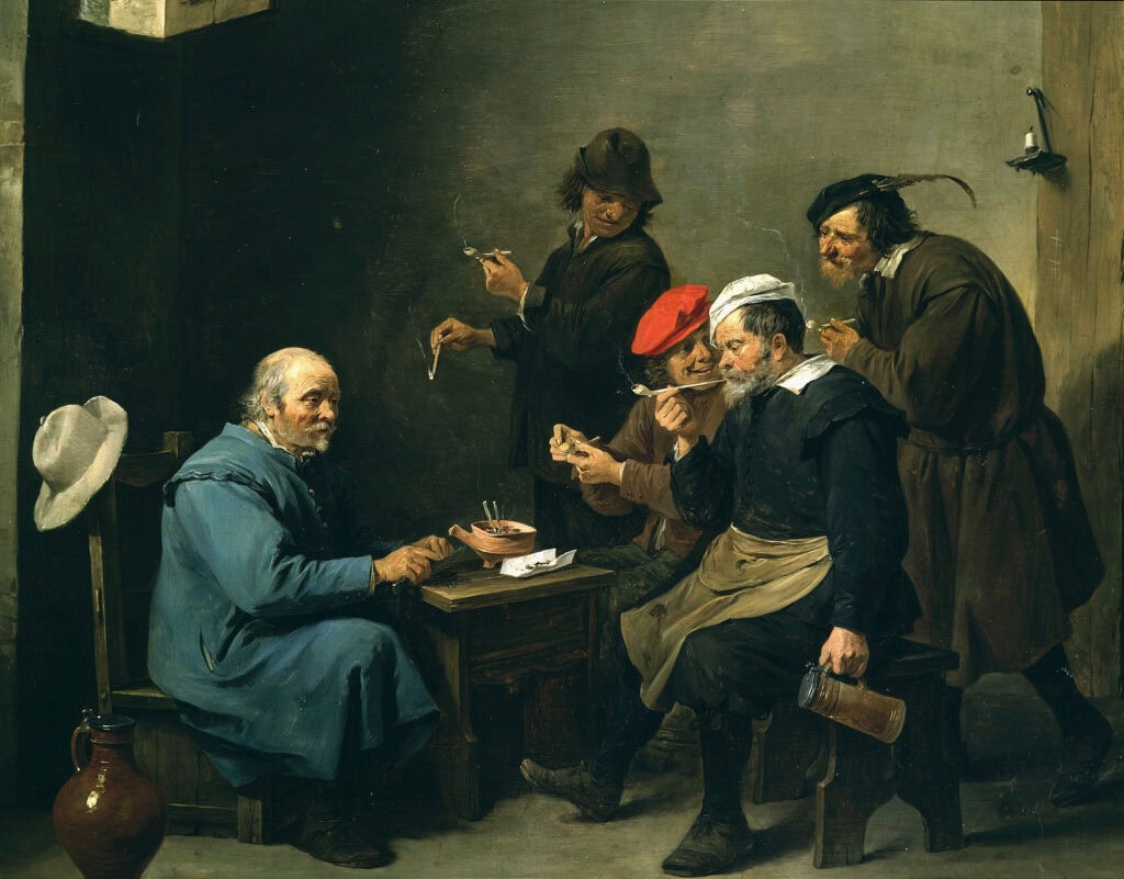 In de zeventiende eeuw raken mannen massaal verslaafd aan roken