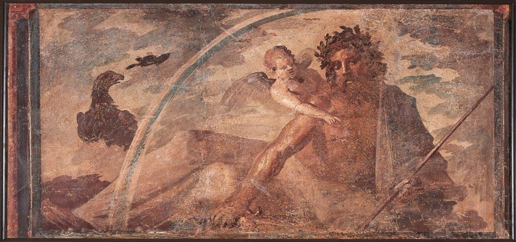 Zeus met Cupido.
