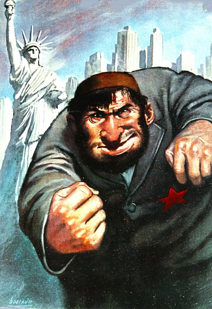 Italiaanse antisemitische afbeelding