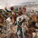 Britse soldaten van de Light Brigade worden afgeslacht door de Russen op 25 oktober 1854. Geschilderd door Richard Caton Woodville, 1897.