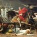 Caesar steekt de Rubicon over. Schilderij door Adolphe Yvon, 1875.