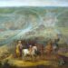 Het Beleg van Rijnberg door de Fransen, 6 juni 1672. Schilderij door Lambert de Hondt.