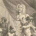 Putti rond een buste van Jacob Campo Weyerman, circa 1750.
