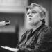 Ien Dales spreekt in de Tweede Kamer, 18 oktober 1984.