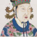 Portret van keizerin Wu Zetian. Afkomstig uit een achttiende-eeuws album met afbeeldingen van 86 keizers van China.