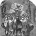 Wide Awakes tijdens een verkiezingsbijeenkomst voor Lincoln, 1860.