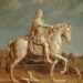 Transport van het ruiterstandbeeld van Lodewijk XIV naar de Place Louis-le-Grand. Gravure door René-Antoine Houasse..