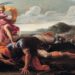 David verslaat Goliath van de Filistijnen