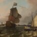 Stadhouder Willem III gaat aan boord van oorlogsschip Brielle