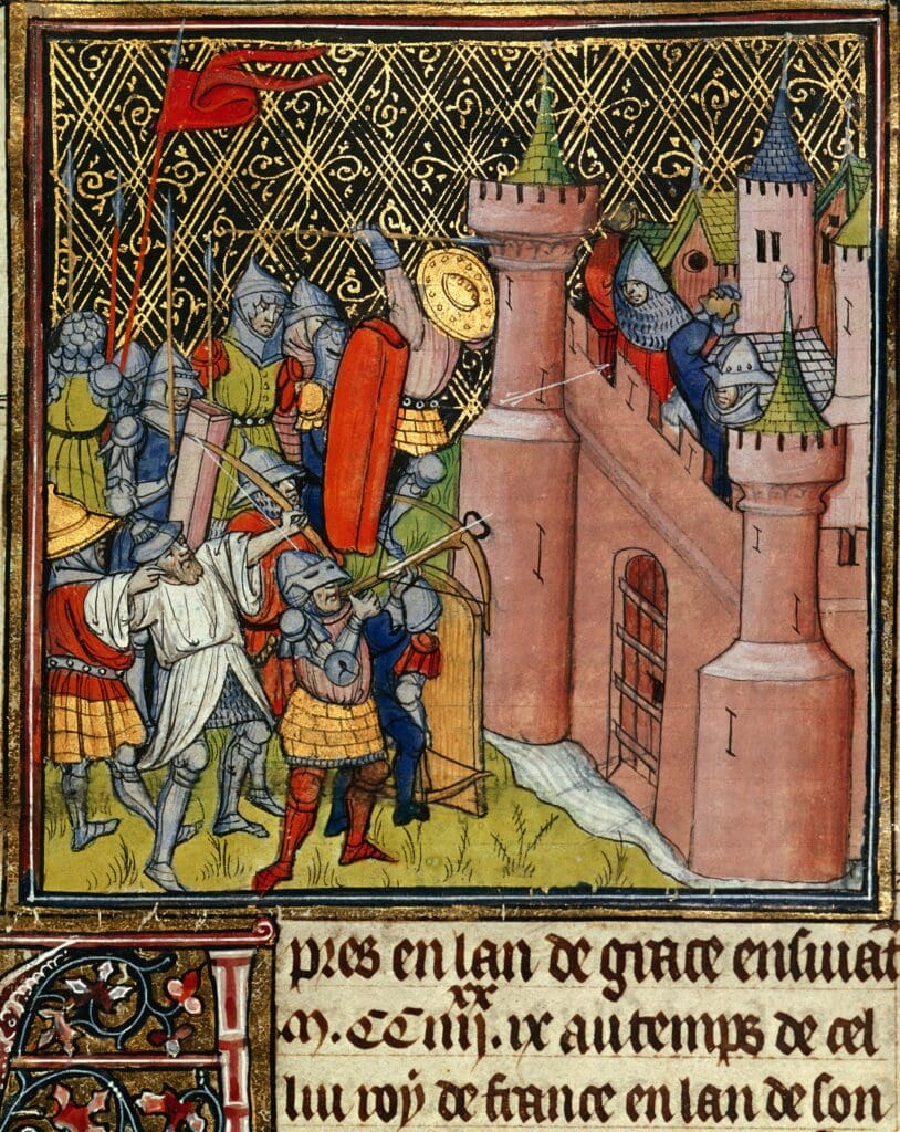 Beleg van Akko eind twaalfde eeuw