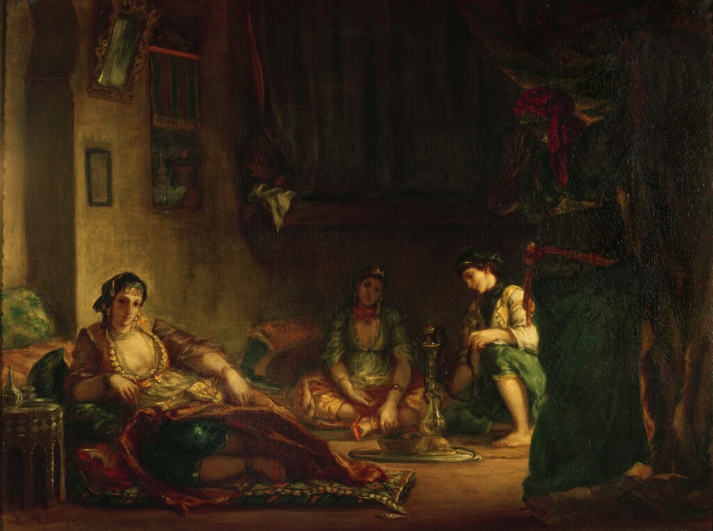 Vrouwen van Algiers in hun harem