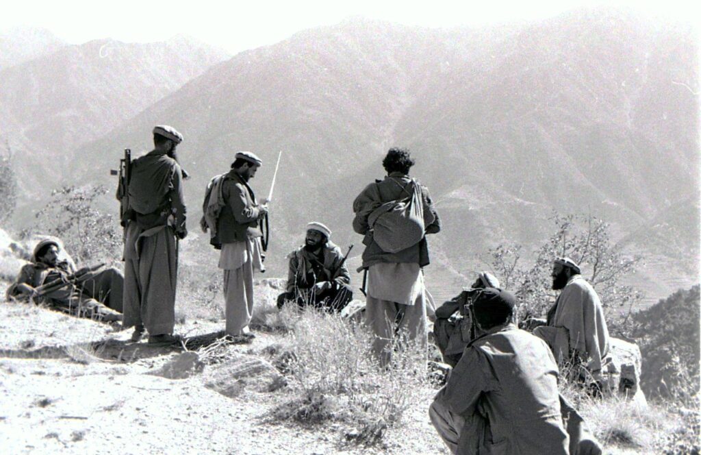 Moedjahedien in Afghanistan in 1987