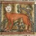 De Mauricomorion, een beest met het gezicht van een mens en het lijf van een leeuw