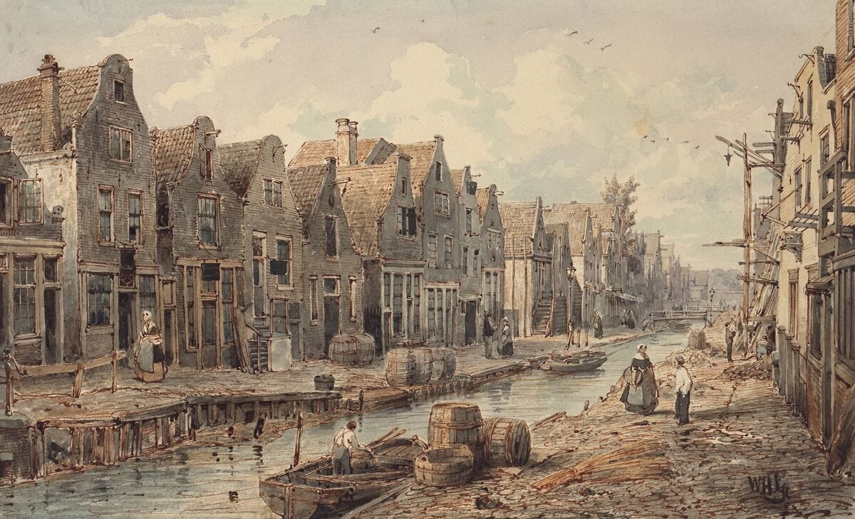 Goudsbloemgracht door Willem Hekking