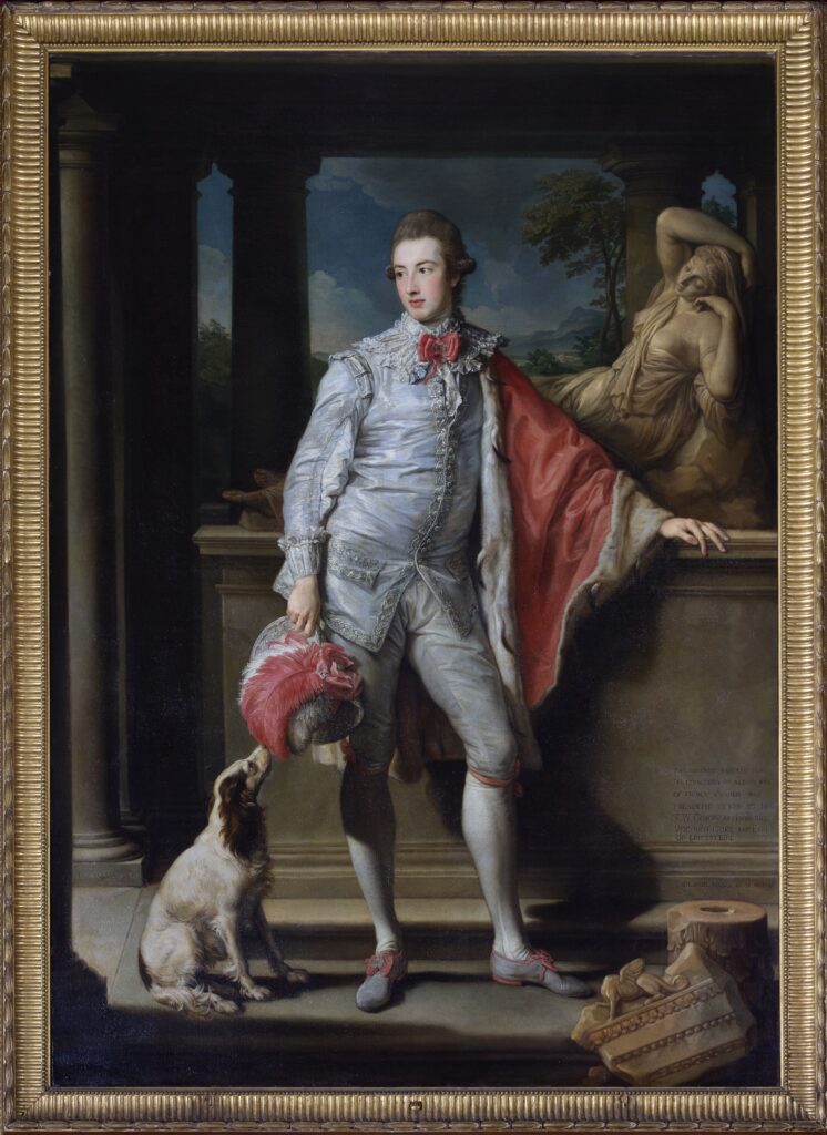Portret door Pompeo Batoni te zien in Grand Tour Mauritshuis