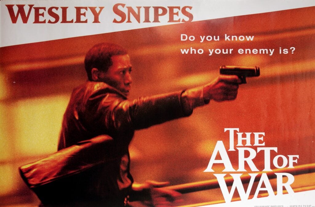 Poster van de film The Art of War met Wesley Snipes