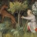 De wolvenjacht. Miniatuur uit een vijftiende-eeuws Frans manuscript