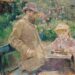 Eugene Manet en zijn dochter