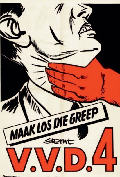 VVD-campagneposter gericht tegen PvdA