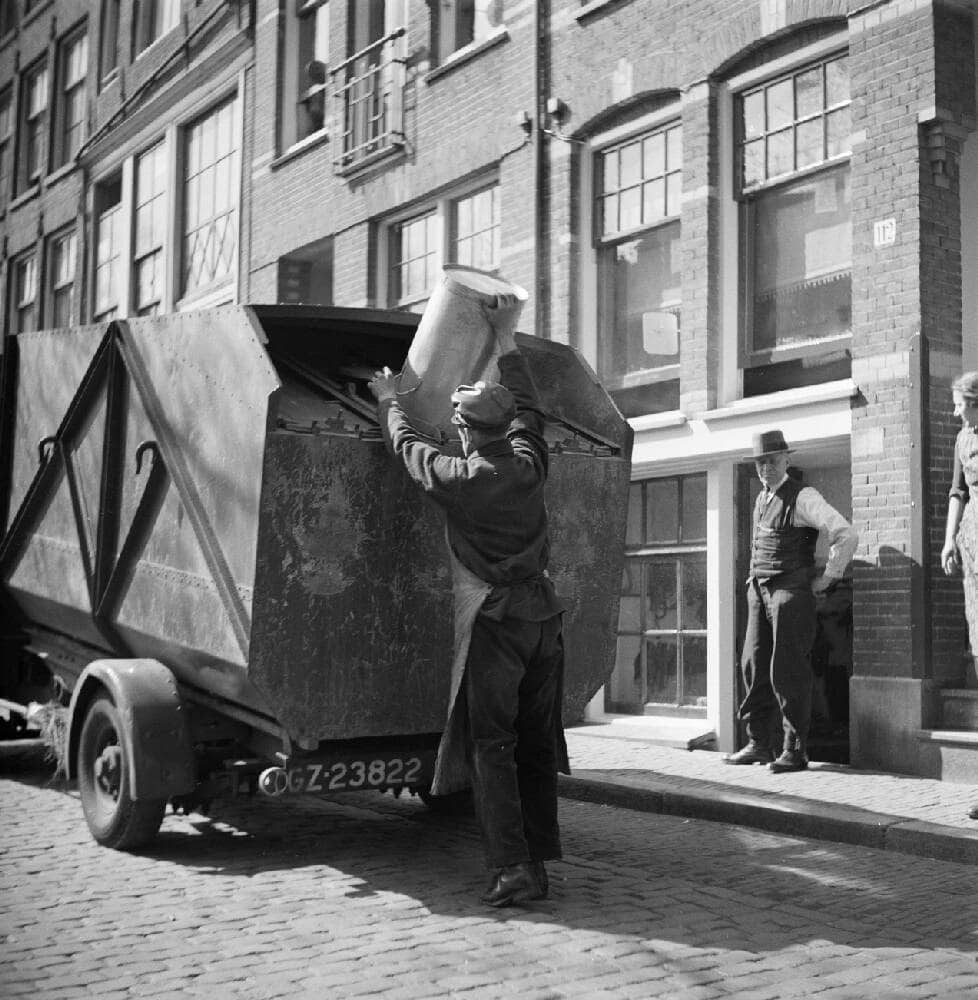 Vuilnisman leegt vuilnisemmer