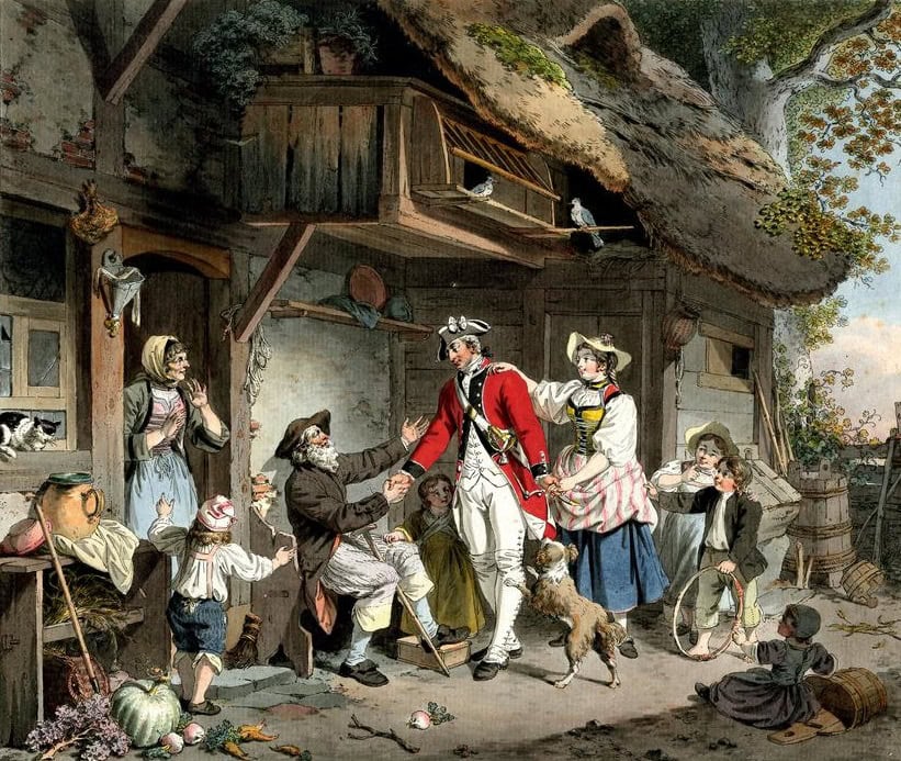 Zwitserse huurling keert terug naar huis