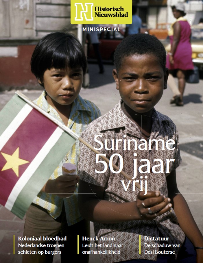 Download de minispecial over Suriname, dat 50 jaar geleden onafhankelijk werd