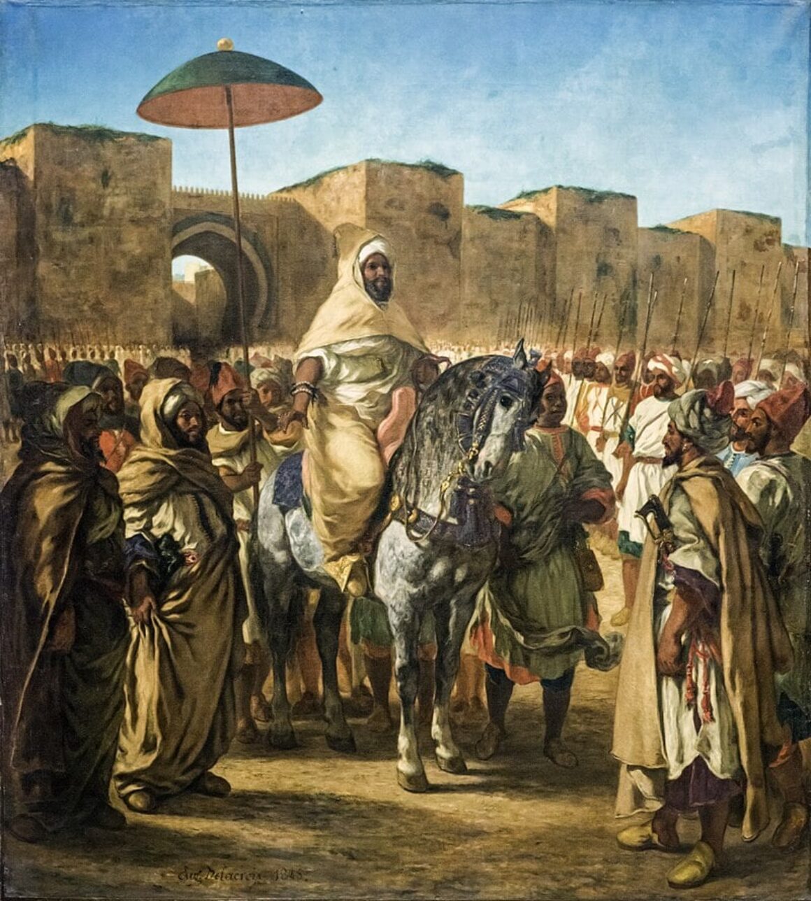 De Marokkaanse Sultan Moulay Abd al-Rahman
