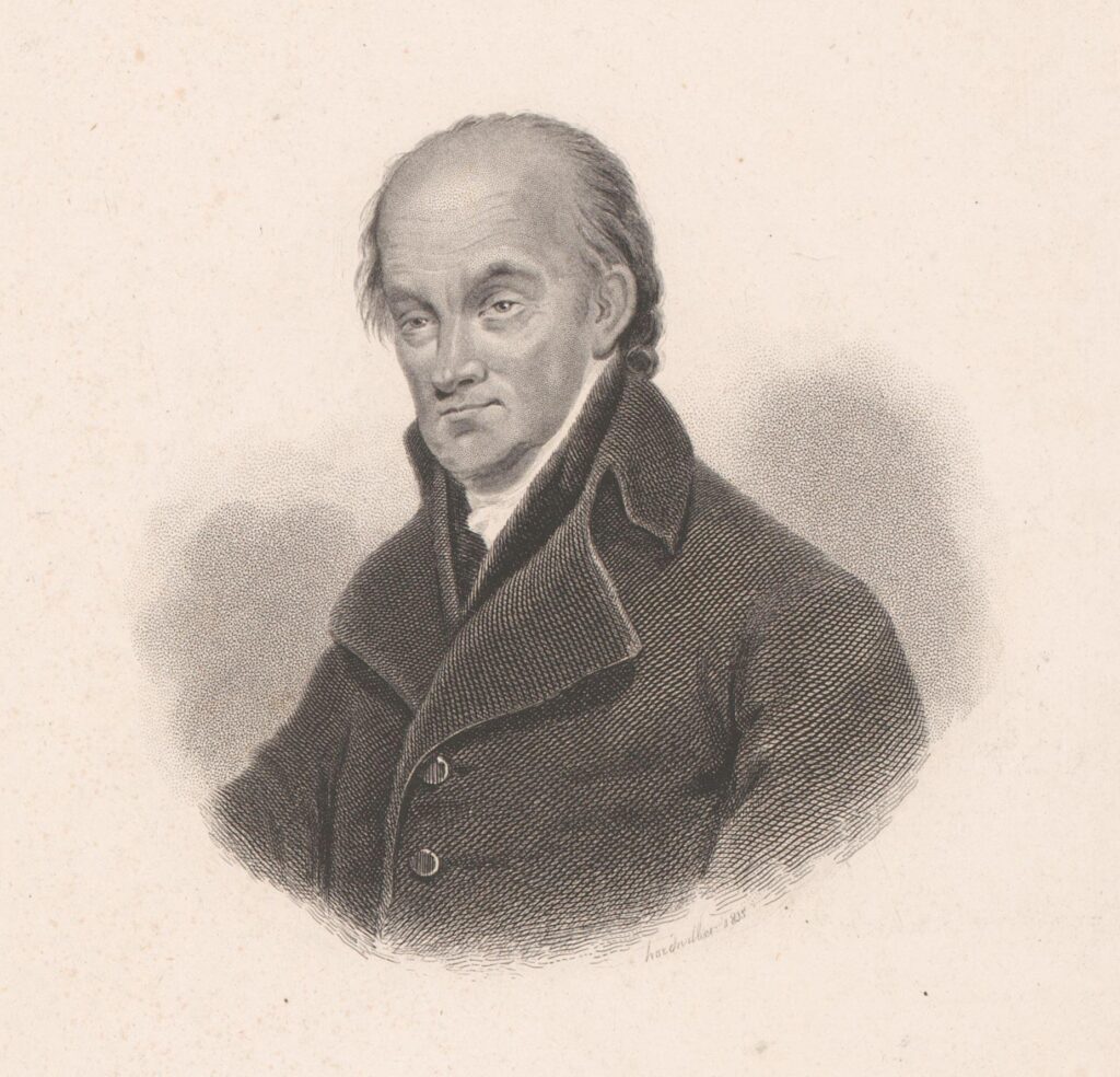 Portret van Van der Kemp