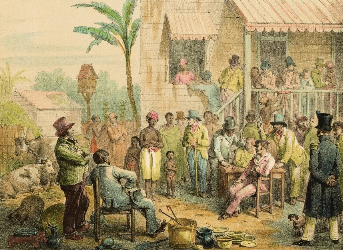 De verkoop van een slaaf