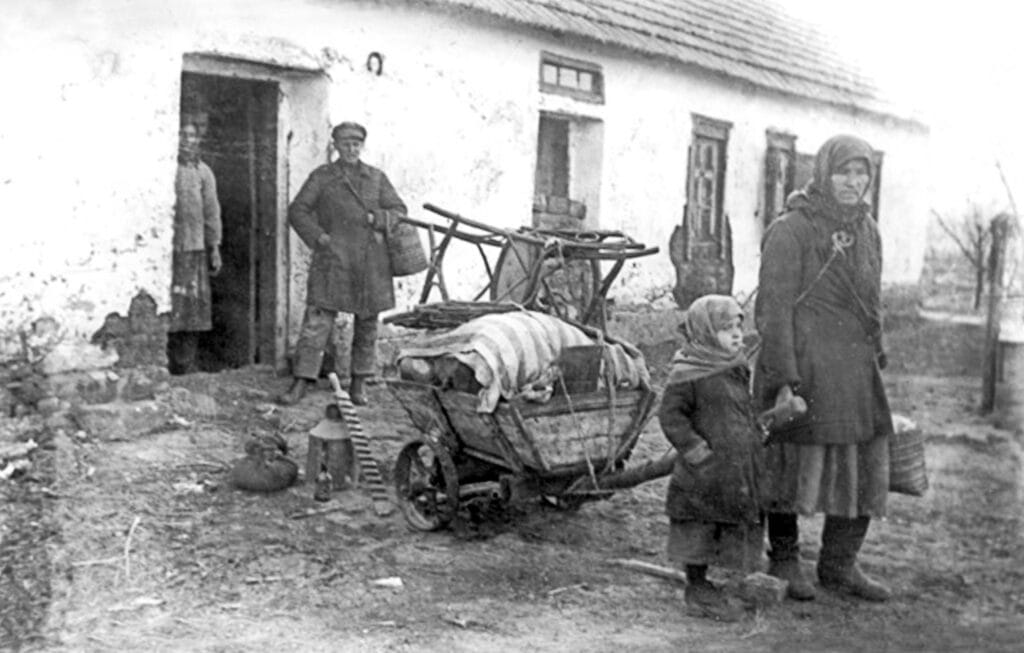 Een boerenfamilie voor hun geconfisqueerde huis