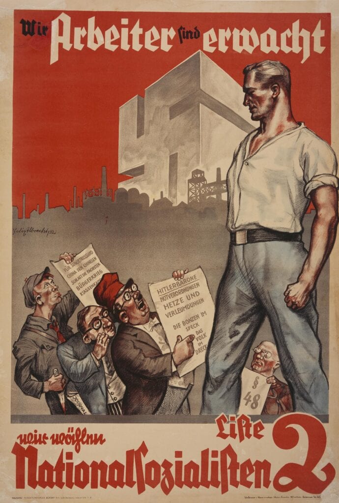 Poster van de nazi's