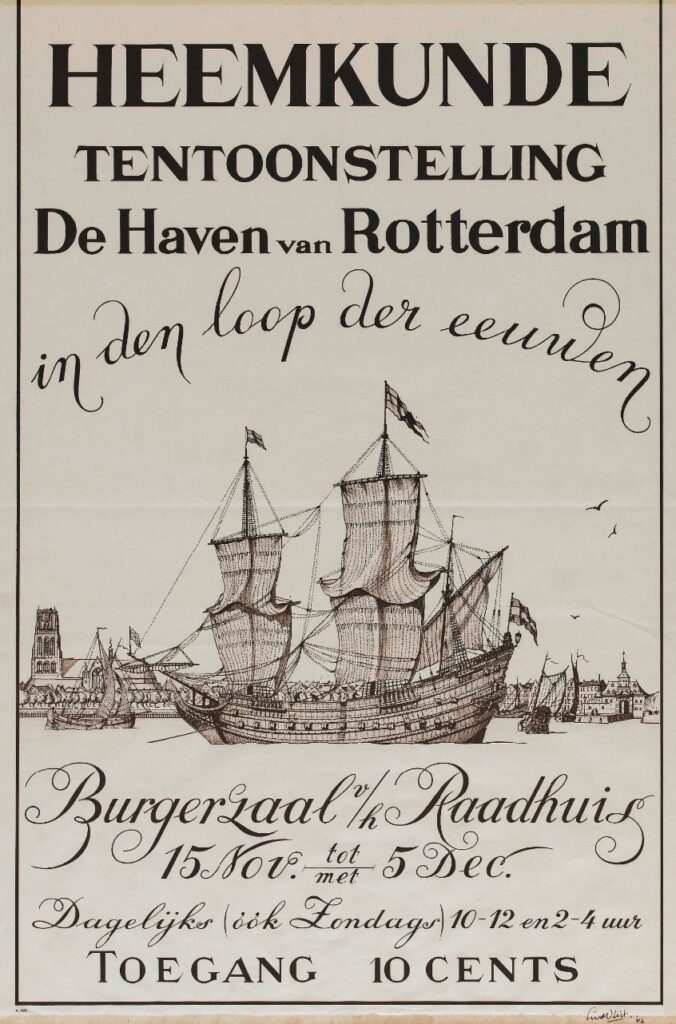 Poster voor een heemkundige tentoonstelling