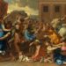 De Sabijnse maagdenroof, zeventiende-eeuws schilderij van Nicolas Poussin