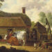 Een boerderij in betere tijden. Schilderij door Hendrik Willem Schweickhardt, 1774.