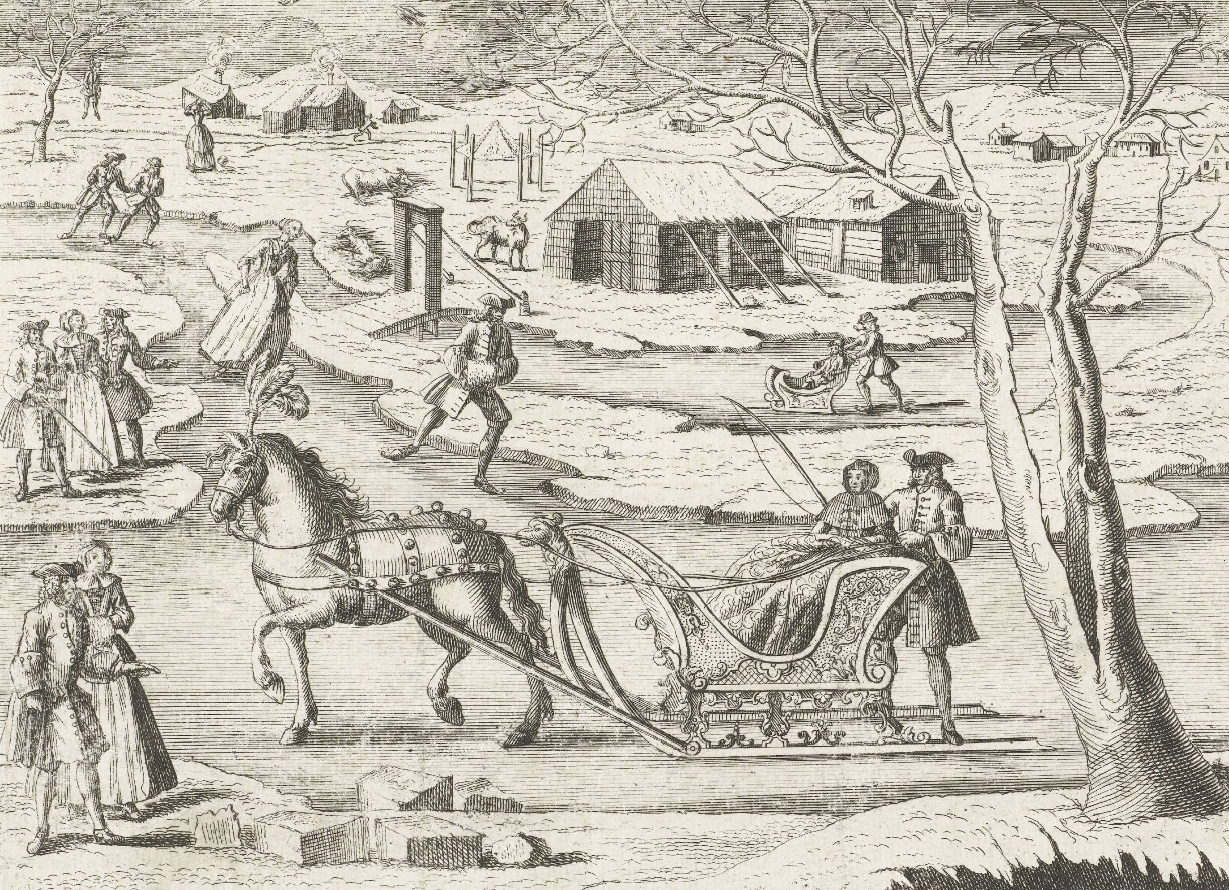De harde winter van het jaar 1740