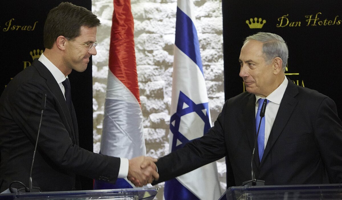 Rutte en Netanyahu