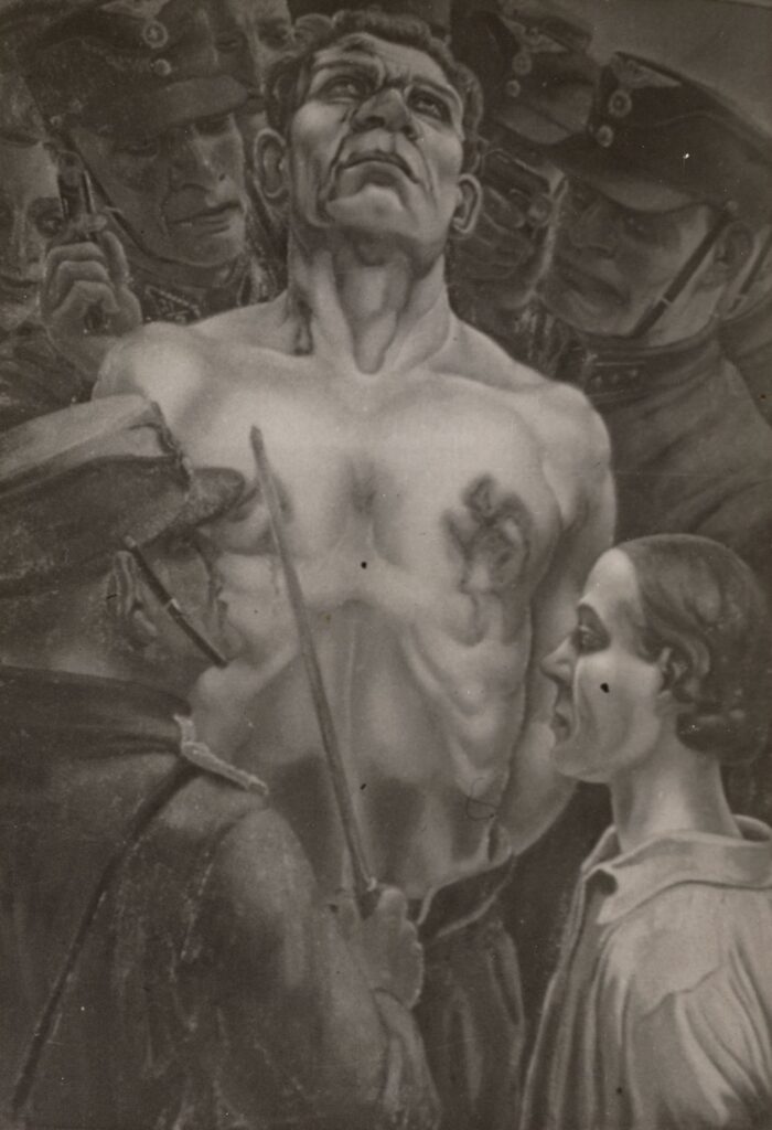 Schilderij Tijdbeeld 1934 door Harmen Meurs