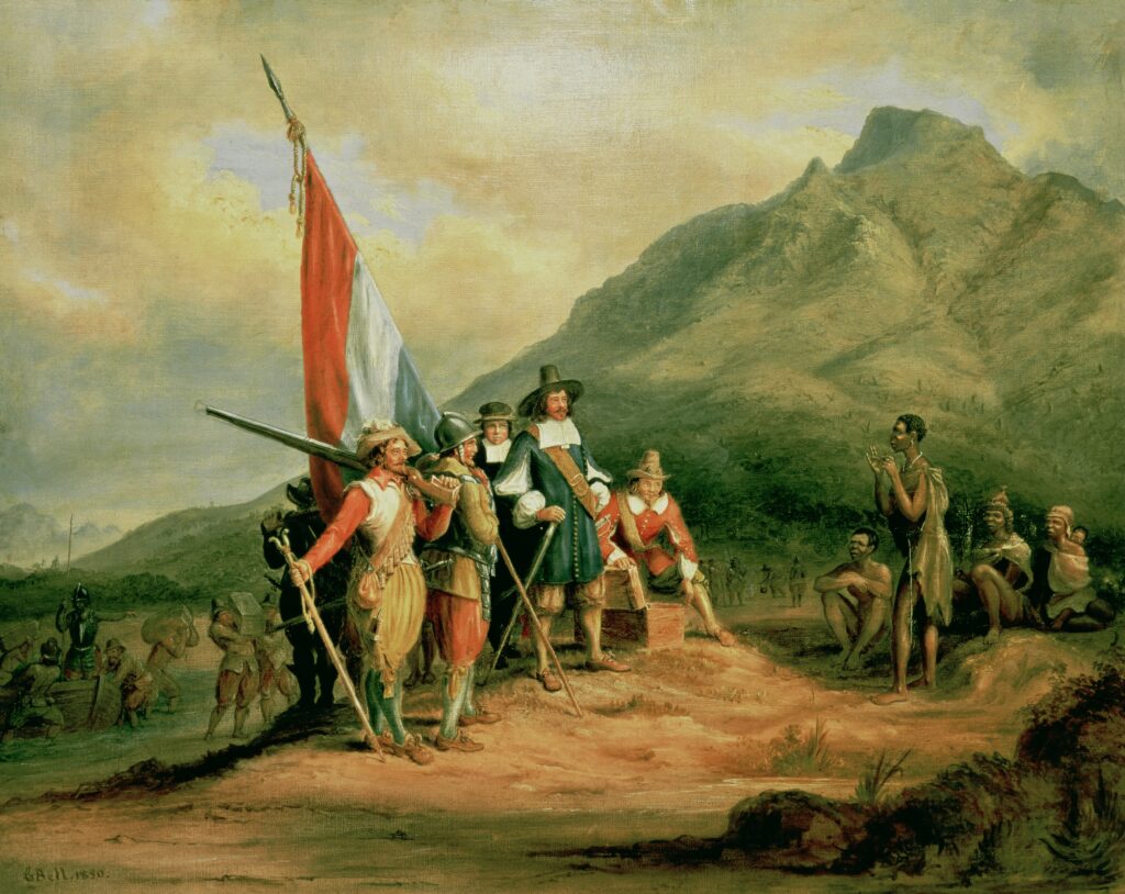 VOC-koopman Jan van Riebeeck landt op Kaap de Goede Hoop op 6 april 1652