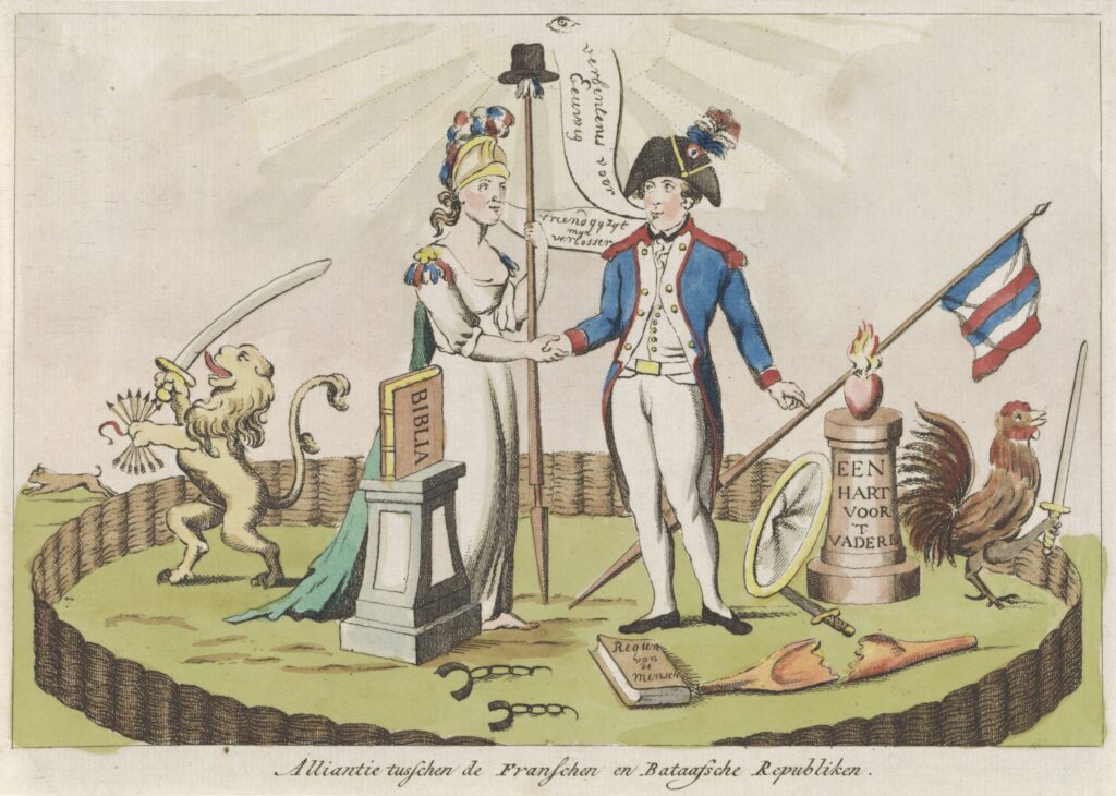 Alliantie tussen de Franse en Bataafse republieken