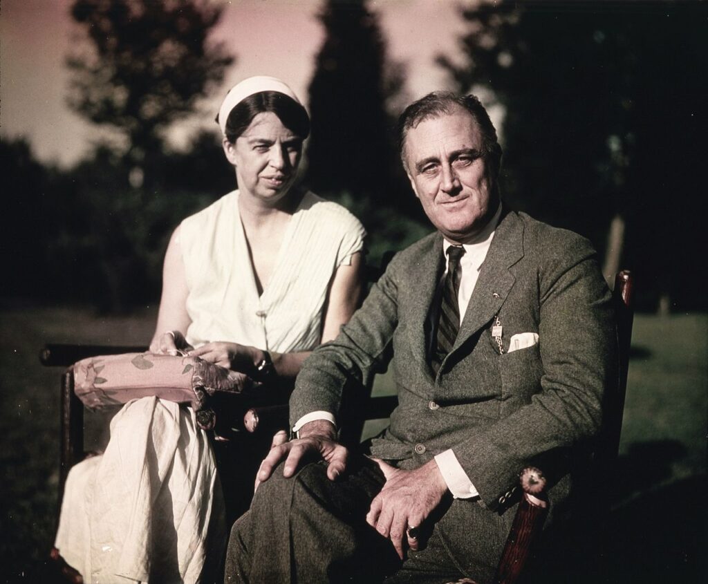 Eleanor en Franklin Roosevelt in 1932