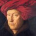 Dit is mogelijk Jan van Eyck zelf, 1433. Opvallend is dat de geportretteerde de toeschouwer direct aankijkt; dat is tot die tijd niet gebruikelijk.