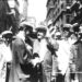 Curb Brokers bij Wall Street in 1916
