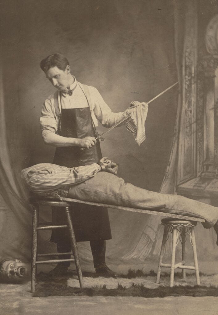 Fotoshop van een onthoofding