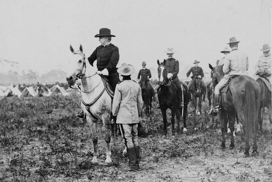 Generaal Nelson Miles in Puerto Rico