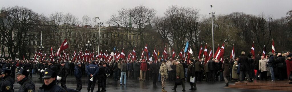 Herdenkingsdag van de Letse Legionairs in Riga, 2008