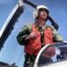 Piloot Wang Wei overleeft de crash boven de Zuid-Chinese Zee niet.